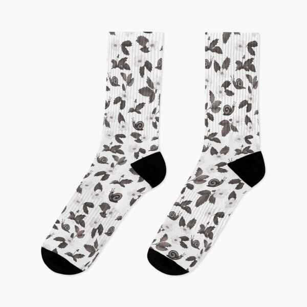 Item preview, Vintage black and white snail print designed and sold by pinkyfish1010.