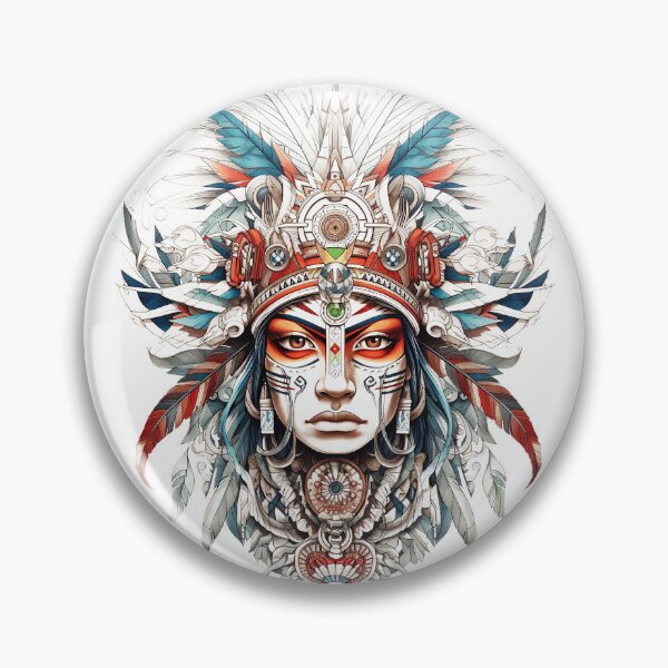 Item preview, Aztec Style Art / Design designed and sold by Lucy Goosy Art.
