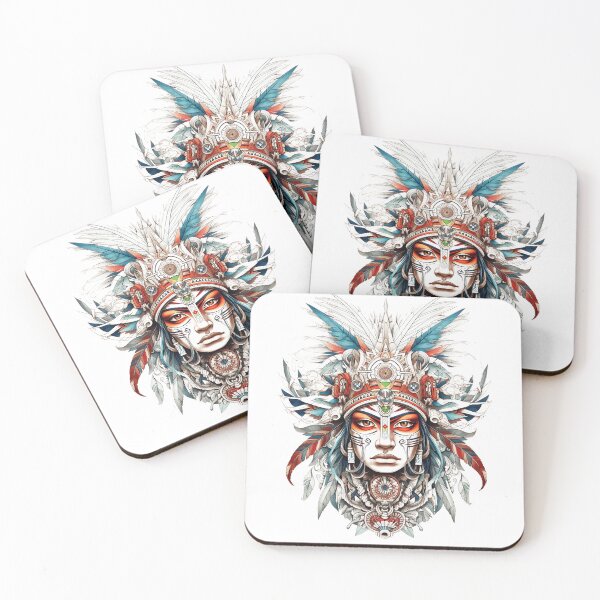 Item preview, Aztec Style Art / Design designed and sold by Lucy Goosy Art.
