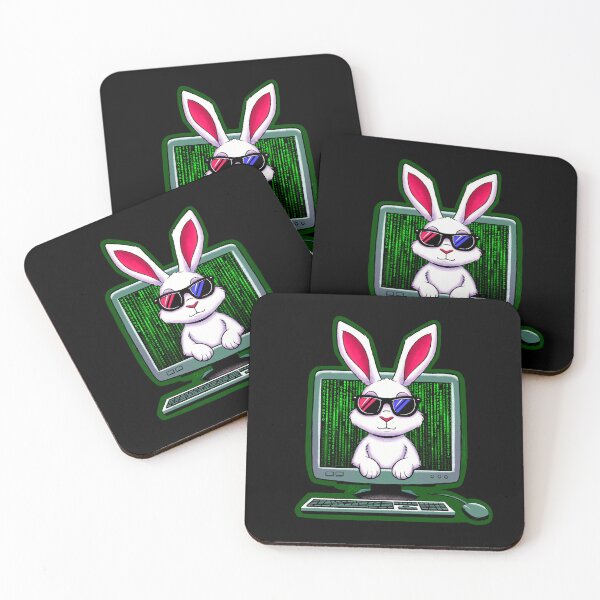 Item preview, White Rabbit Matrix Computer  designed and sold by ArtbyMilie.
