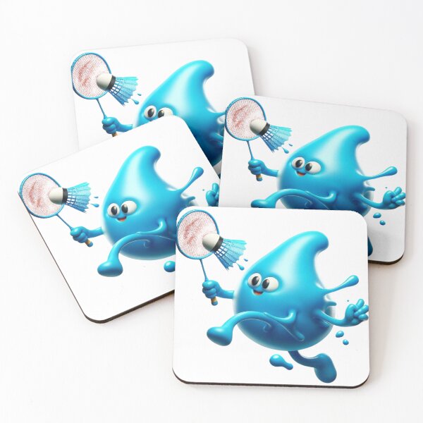 Item preview, Blue Slime Badminton Player designed and sold by NPFj.