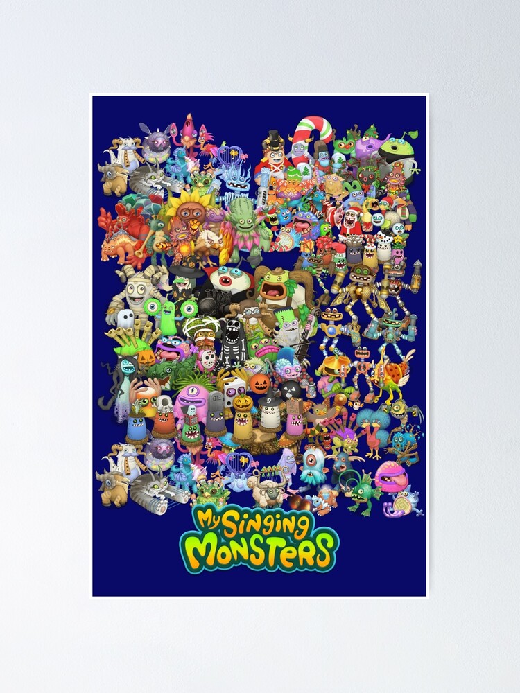 MSM ポスター Singing Monsters Group Photo