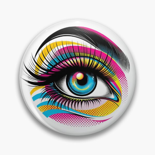 Artikelvorschau, Pop-Art Female Eye lange Wimpern entworfen und verkauft von Blessinger77.