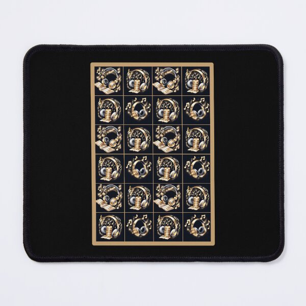 Item preview, Gold music patterns designed and sold by Artbellachi.