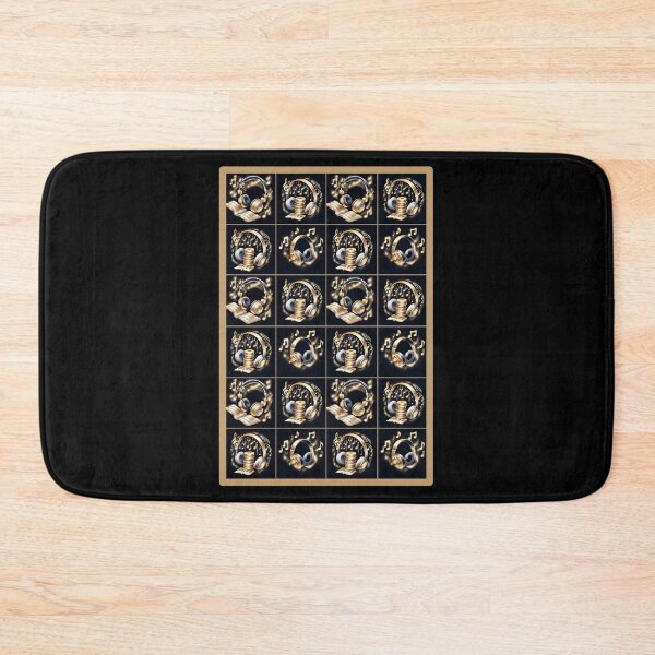 Item preview, Gold music patterns designed and sold by Artbellachi.
