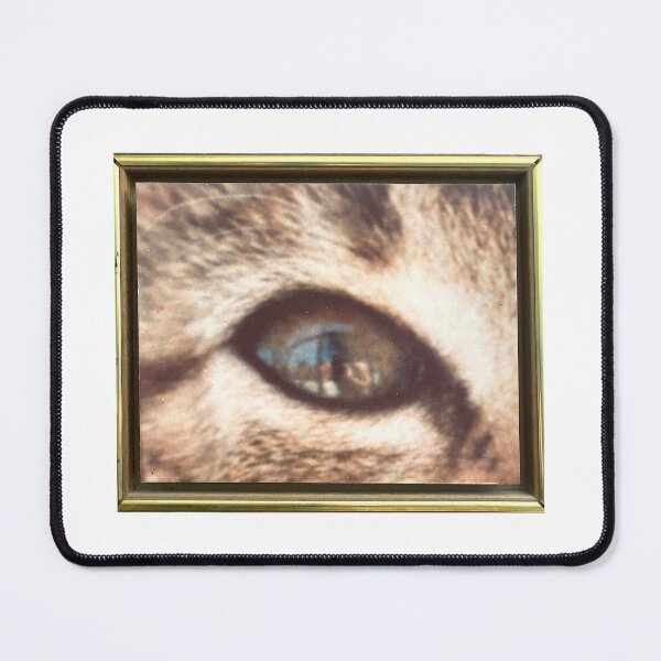 Item preview, 1976 Photograph of a Cat Eye with a woman inside the eye. taken on a Yashika Camera Micro Lens. designed and sold by Alicia Perrelli.