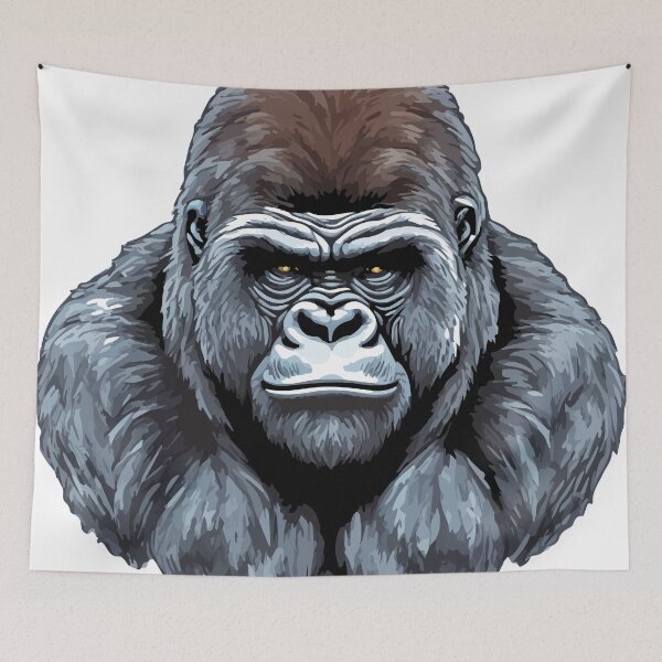 Item preview, Silverback gorilla designed and sold by Grypis.