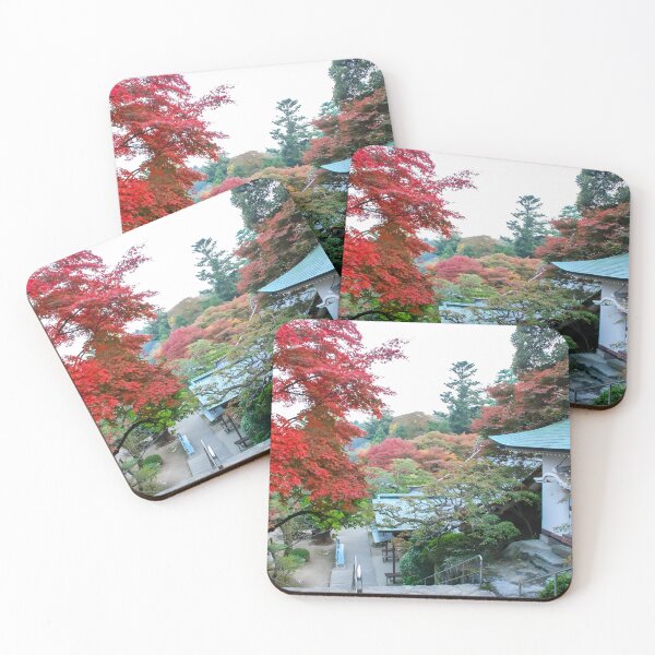 Item preview, Temple 82 - Negoro-ji - Stairs, Main Hall and autumn colors designed and sold by Japaholic.