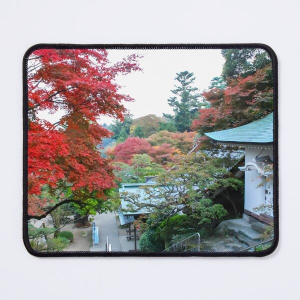 Item preview, Temple 82 - Negoro-ji - Stairs, Main Hall and autumn colors designed and sold by Japaholic.