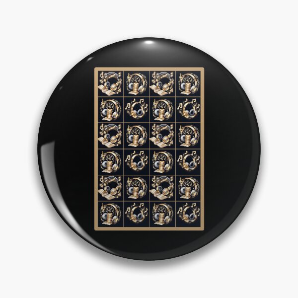 Item preview, Gold music patterns designed and sold by Artbellachi.