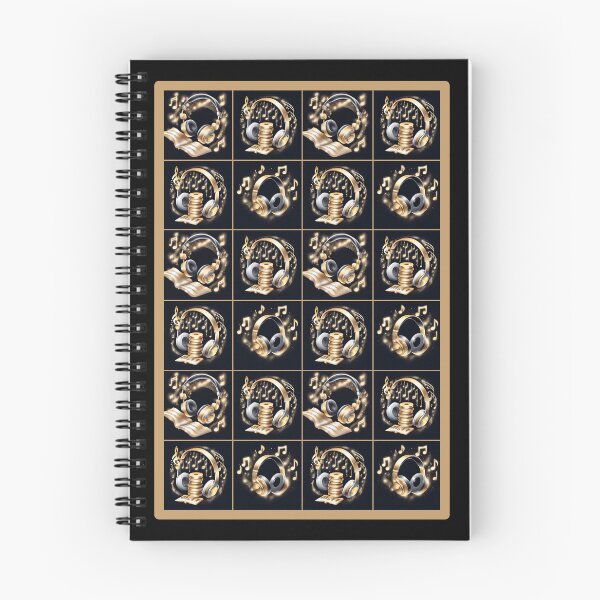 Item preview, Gold music patterns designed and sold by Artbellachi.