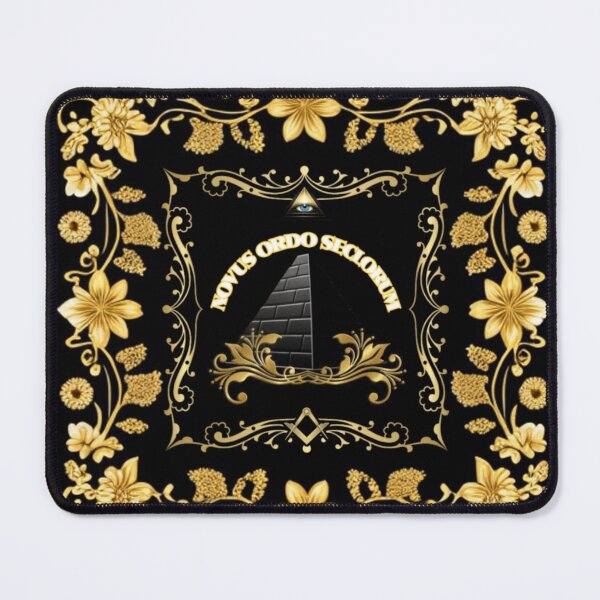 Item preview, Black and gold floral pyramid designed and sold by Roxburylane.
