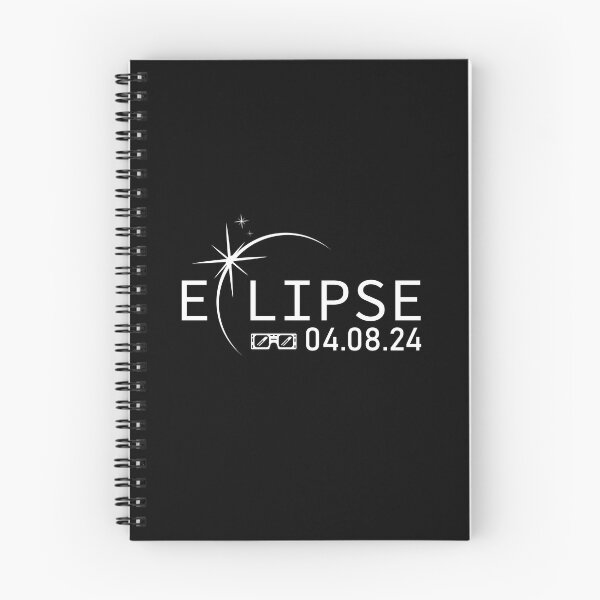 Item preview, Total Solar Eclipse 2024 (white text) designed and sold by perfect-radius.