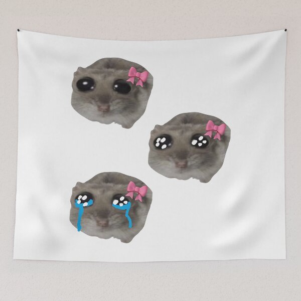 Item preview, Sad Hamster Meme designed and sold by funkyst.