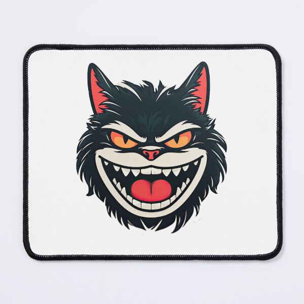Item preview, Wicked Black Cat Mouth opened wide designed and sold by CircaSassy.