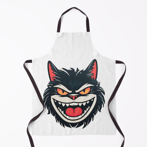 Item preview, Wicked Black Cat Mouth opened wide designed and sold by CircaSassy.