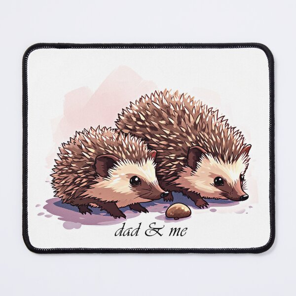 Item preview, Hedgehog Dad & Me Art designed and sold by redstar19.