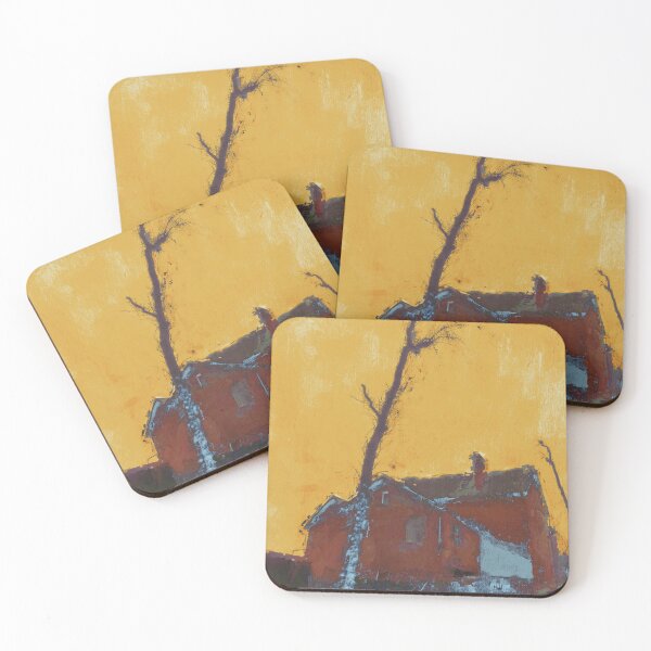 Item preview, red house yellow sky designed and sold by Nikolay Semyonov.