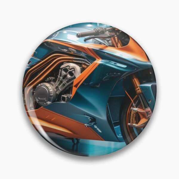 Item preview, Orange and blue street bike designed and sold by Imindigenous.