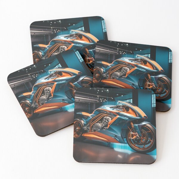 Item preview, Orange and blue street bike designed and sold by Imindigenous.