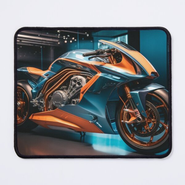 Item preview, Orange and blue street bike designed and sold by Imindigenous.