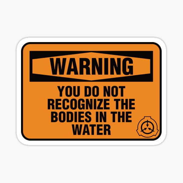 Item preview, SCP Foundation SCP-2316 Warning Sign designed and sold by 1find1.