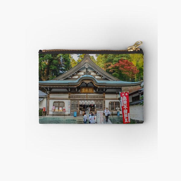 Item preview, Temple 81 - Shiromine-ji - Main Hall & Pilgrims designed and sold by Japaholic.