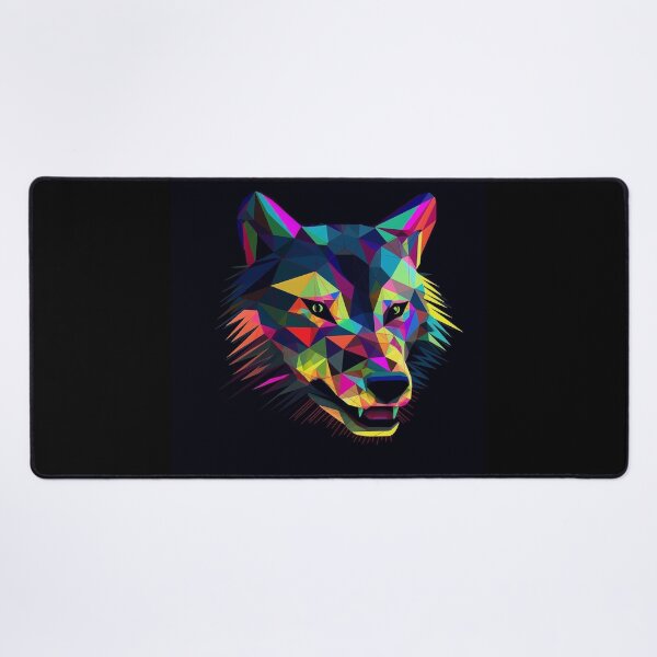 Item preview, Wolf in geometric style designed and sold by TIA-shop.