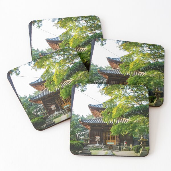 Item preview, Temple 81 - Shiromine-ji - Temple building in the sunlight designed and sold by Japaholic.