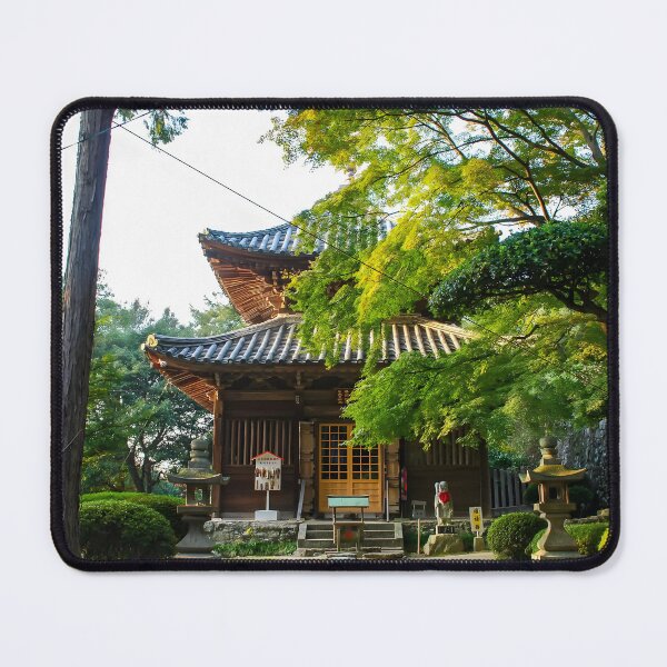 Item preview, Temple 81 - Shiromine-ji - Temple building in the sunlight designed and sold by Japaholic.