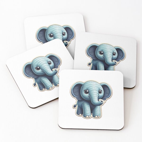 Item preview, Embroidered Baby Elephant - Unique Style designed and sold by Gamegiftscustom.