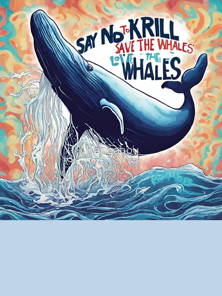 Thumbnail 7 of 7, Classic T-Shirt, Save the Whales Charity Design designed and sold by Kangaboy.