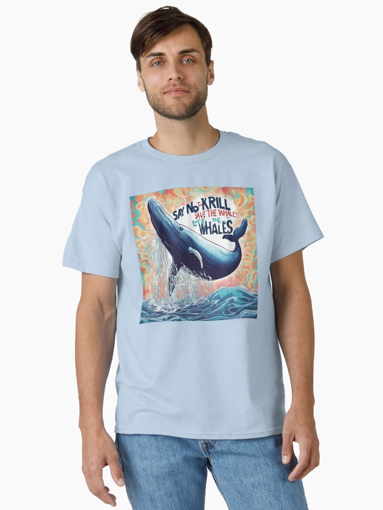 Thumbnail 2 of 7, Classic T-Shirt, Save the Whales Charity Design designed and sold by Kangaboy.