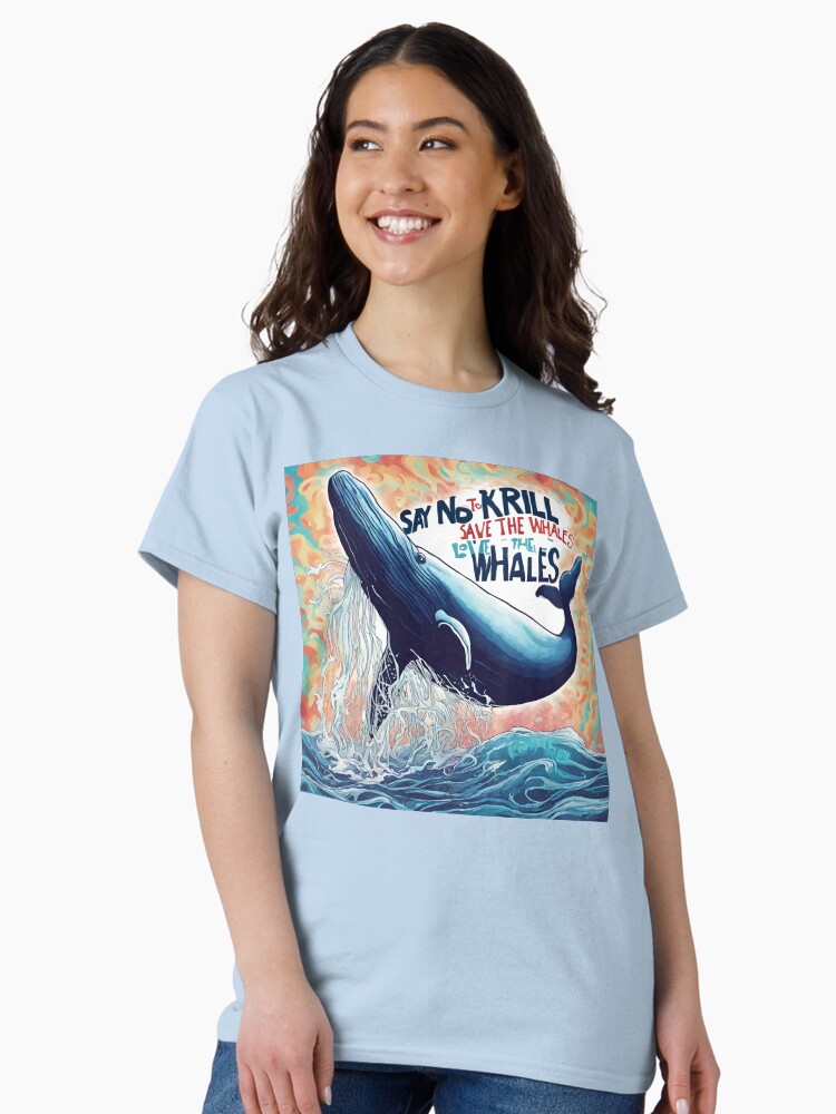Thumbnail 1 of 7, Classic T-Shirt, Save the Whales Charity Design designed and sold by Kangaboy.