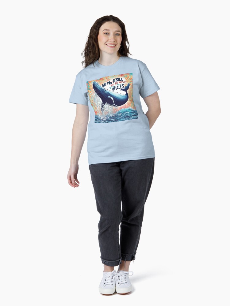 Thumbnail 4 of 7, Classic T-Shirt, Save the Whales Charity Design designed and sold by Kangaboy.