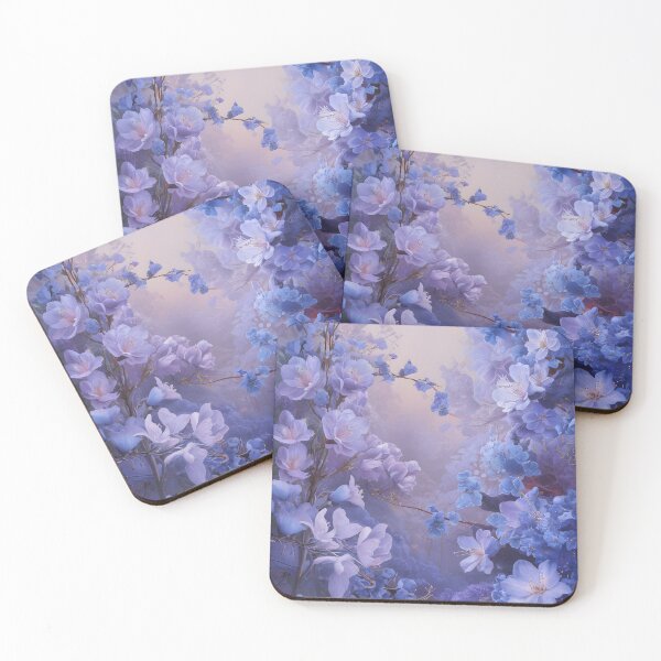 Item preview, blue apple blossoms designed and sold by Infinity Elegance.