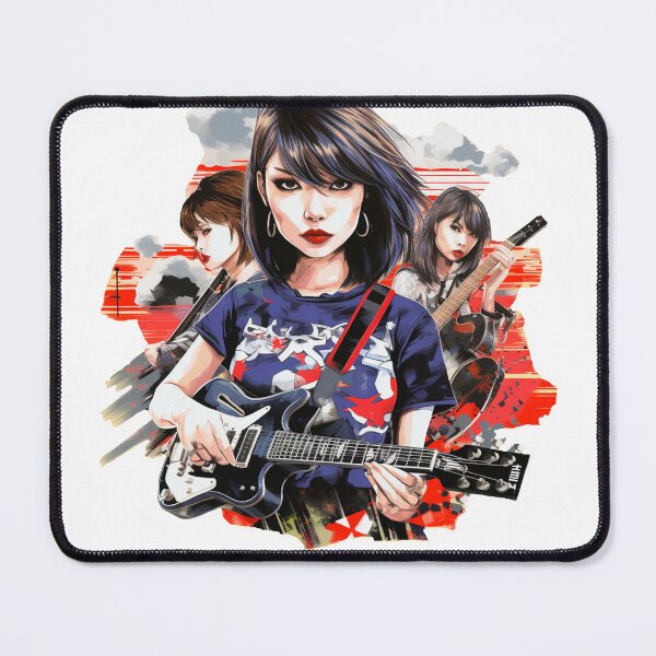 Item preview, Japanese Girl Rock Band Punk Pop Art designed and sold by lunaelizabeth.