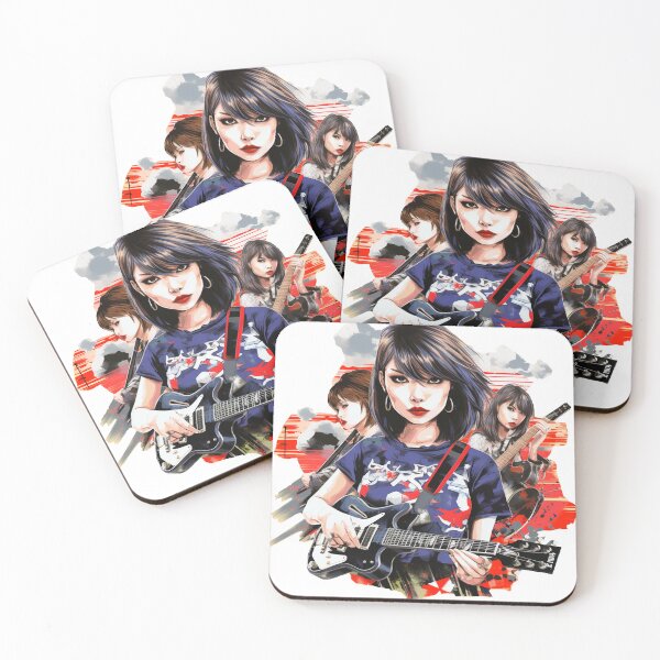 Item preview, Japanese Girl Rock Band Punk Pop Art designed and sold by lunaelizabeth.