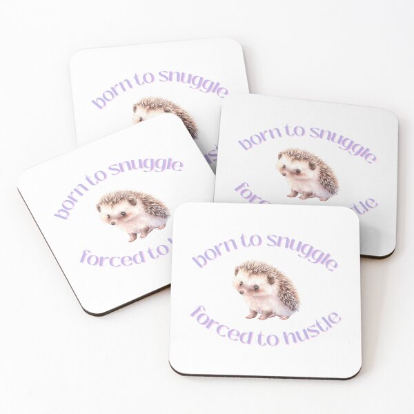 Item preview, Born to snuggle forced to hustle designed and sold by babyjennyprints.