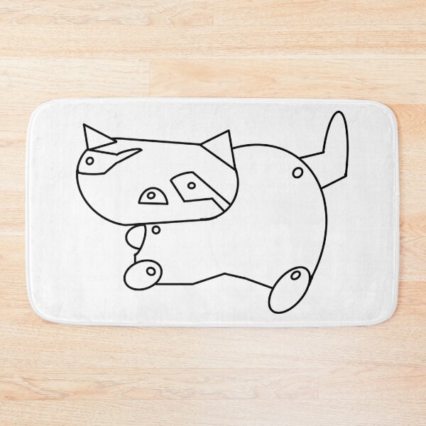 Item preview, The_Articulated_Cat_<Black Line> Style_No.011, 2023 By Mix The Arts Studio designed and sold by MixTheArtStudio.