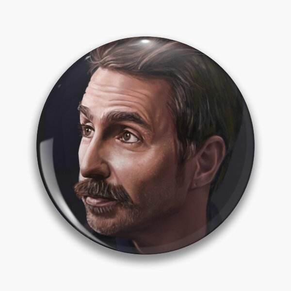 Item preview, sam rockwell portrait painting designed and sold by GessleinGraphic.