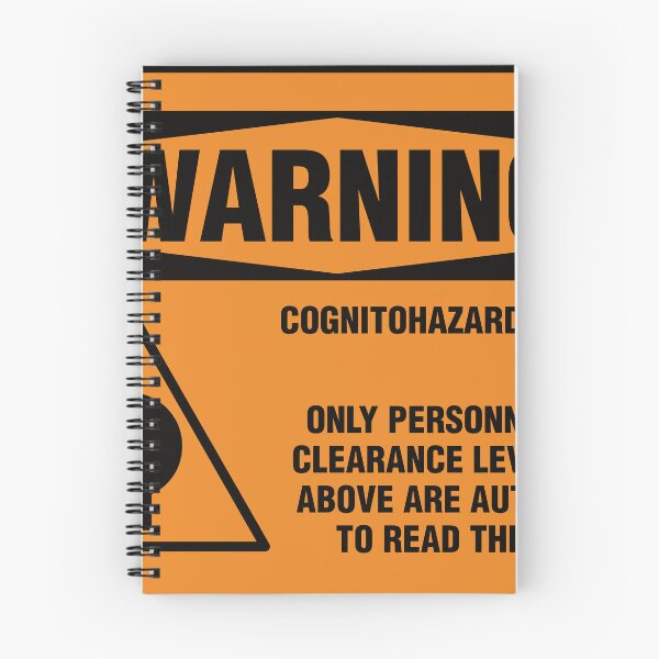 Item preview, SCP Cognitohazard Warning Poster designed and sold by 1find1.