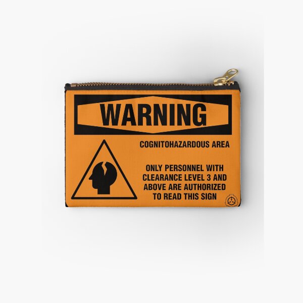 Item preview, SCP Cognitohazard Warning Poster designed and sold by 1find1.