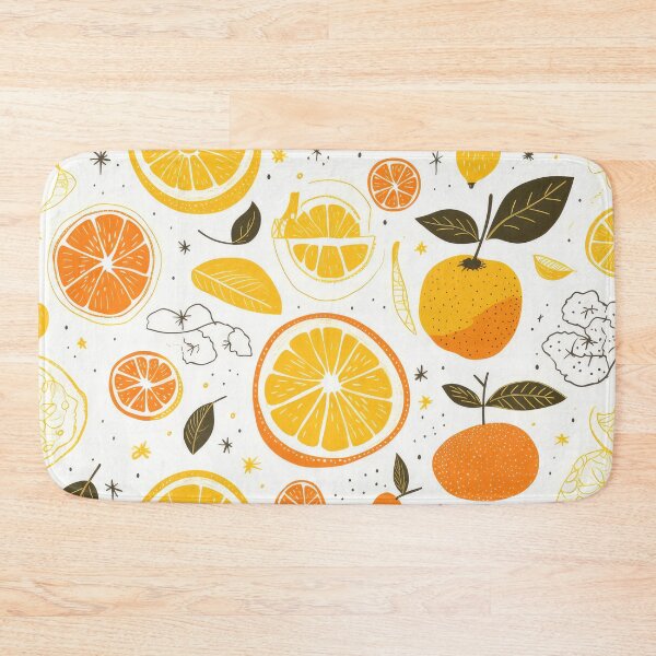 Item preview, Orange Citrus Fruit Pattern designed and sold by emarts.