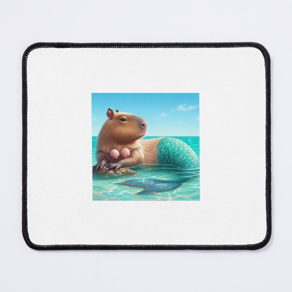 Item preview, Capybara the Sexy Mermaid1 designed and sold by Capybara Art Lover.