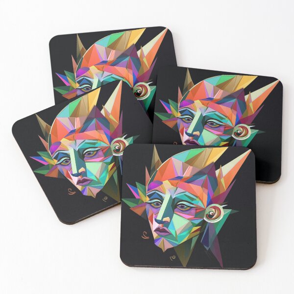 Item preview, man in geometric style designed and sold by TIA-shop.