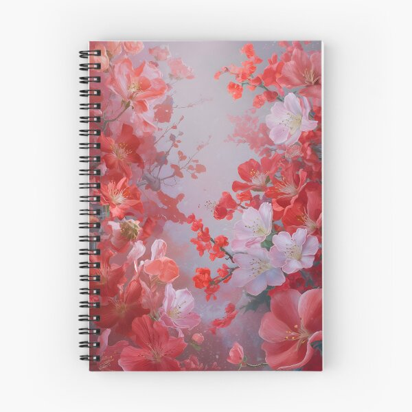 Item preview, red apple blossoms designed and sold by Infinity Elegance.