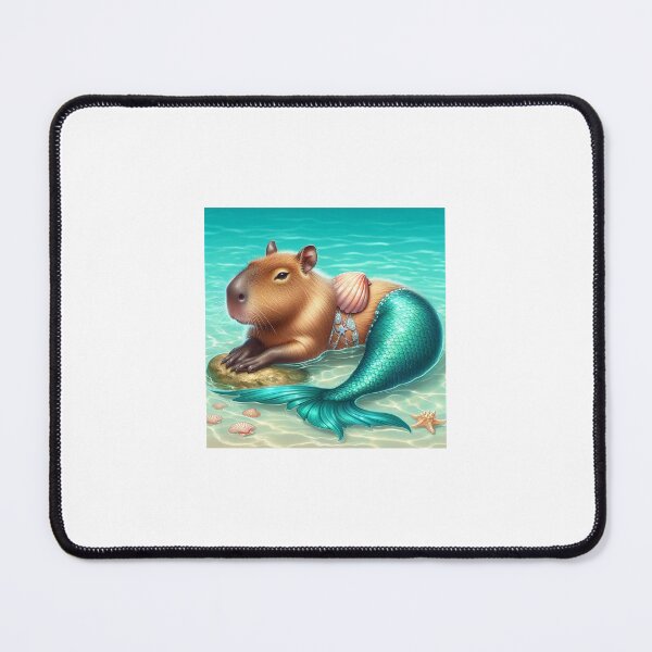 Item preview, Capybara the Sexy Mermaid2 designed and sold by Capybara Art Lover.