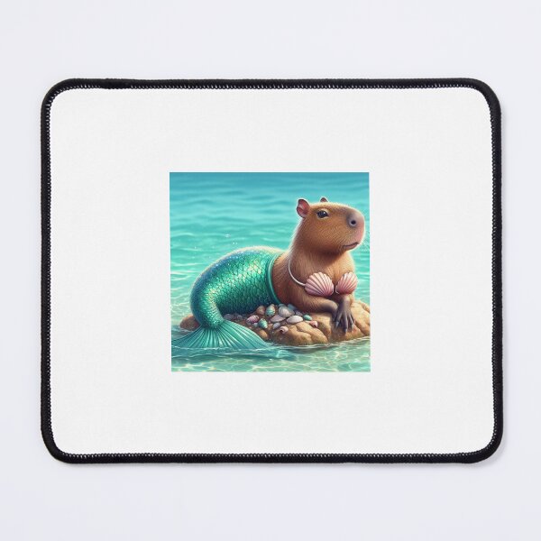 Item preview, Capybara the Sexy Mermaid4 designed and sold by Capybara Art Lover.