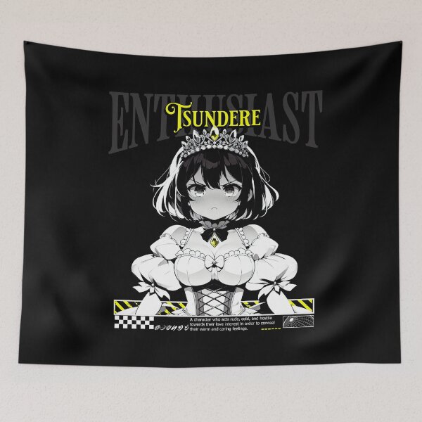 Item preview, Tsundere Enthusiast - Aesthetic streetwear hard love girl designed and sold by Japatonic Shop.